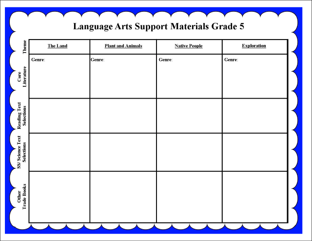 LA Support Materials Grade 5  a